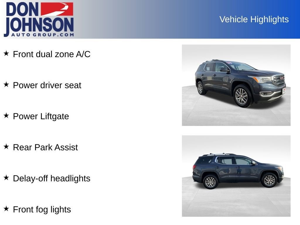 2019 GMC Acadia SLE