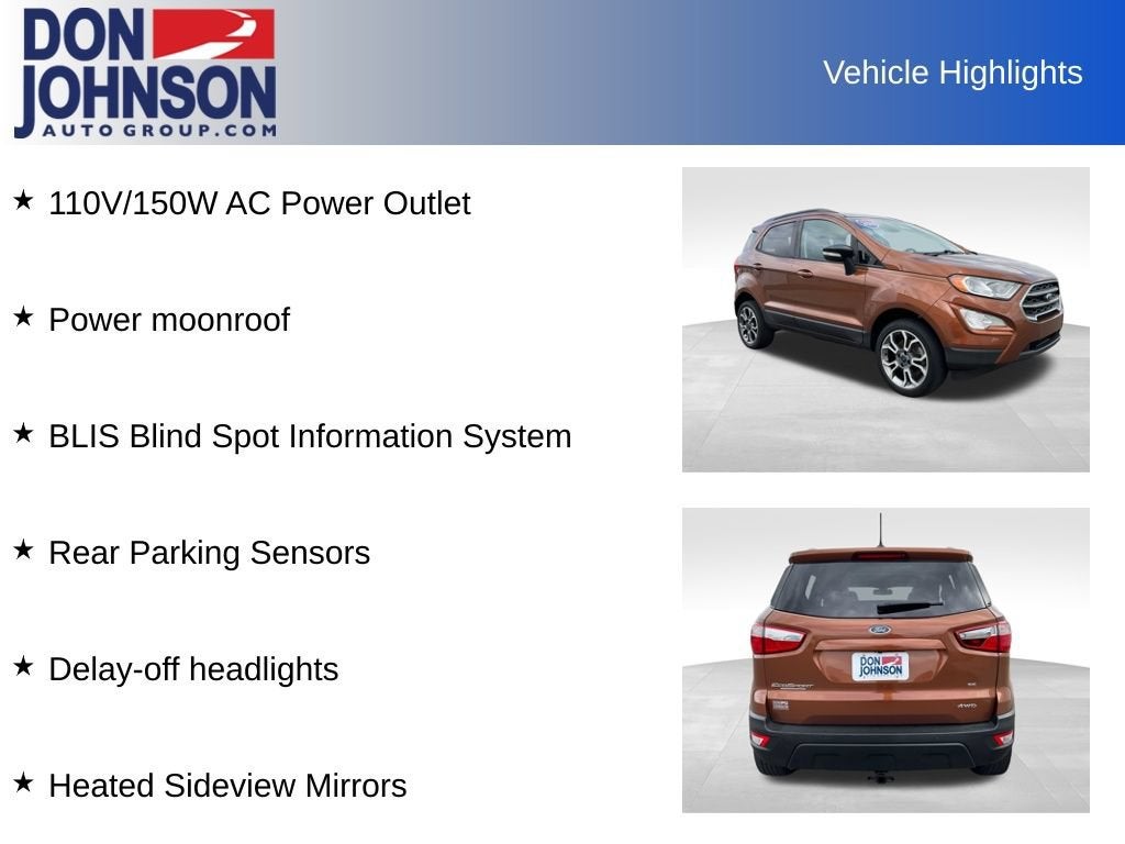 2018 Ford EcoSport SE