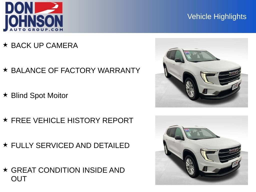 2024 GMC Acadia Elevation