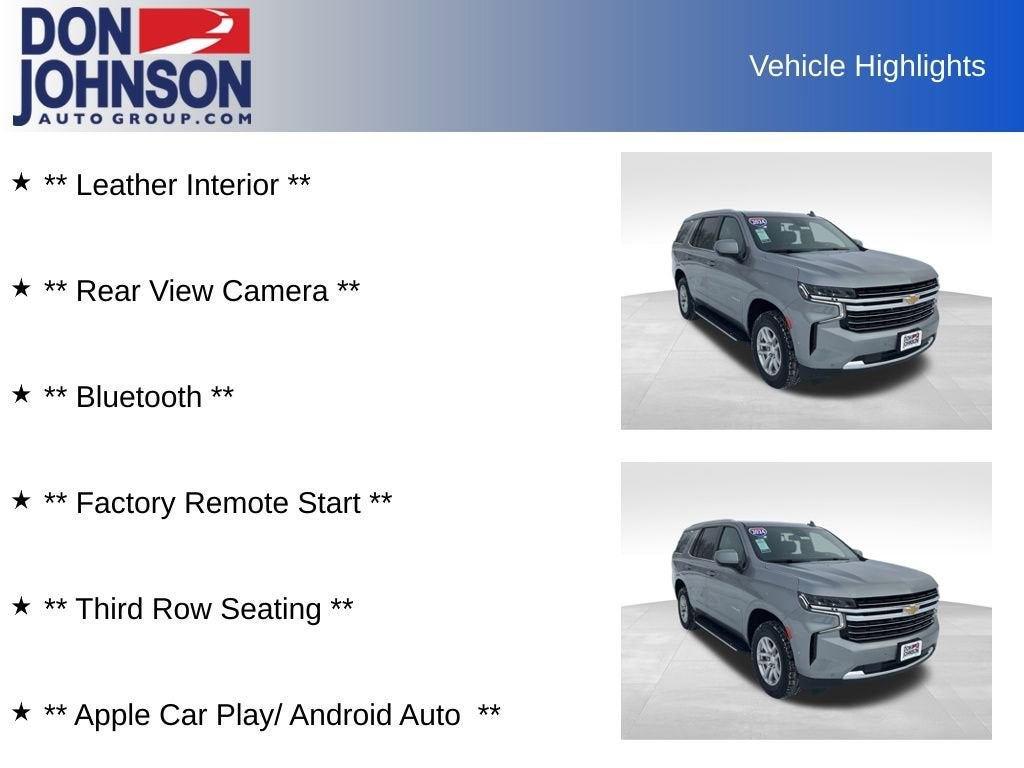 2024 Chevrolet Tahoe LT