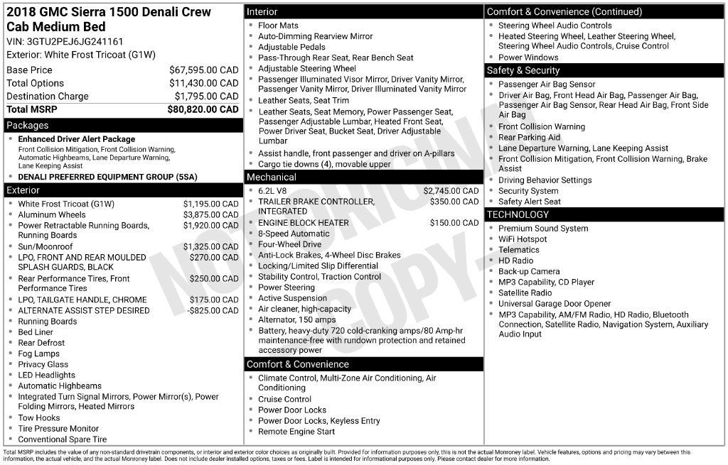 2018 GMC Sierra 1500 Denali