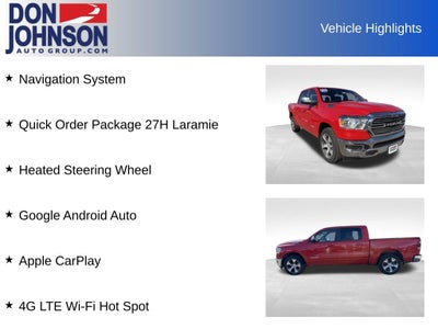 2024 RAM 1500 Laramie Crew Cab 4x4 5'7' Box