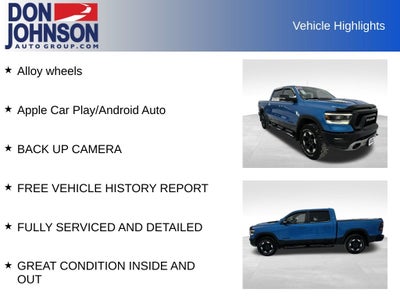 2021 RAM 1500 Rebel Crew Cab 4x4 5'7' Box