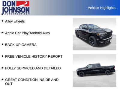 2022 RAM 1500 Big Horn Crew Cab 4x4 6'4' Box