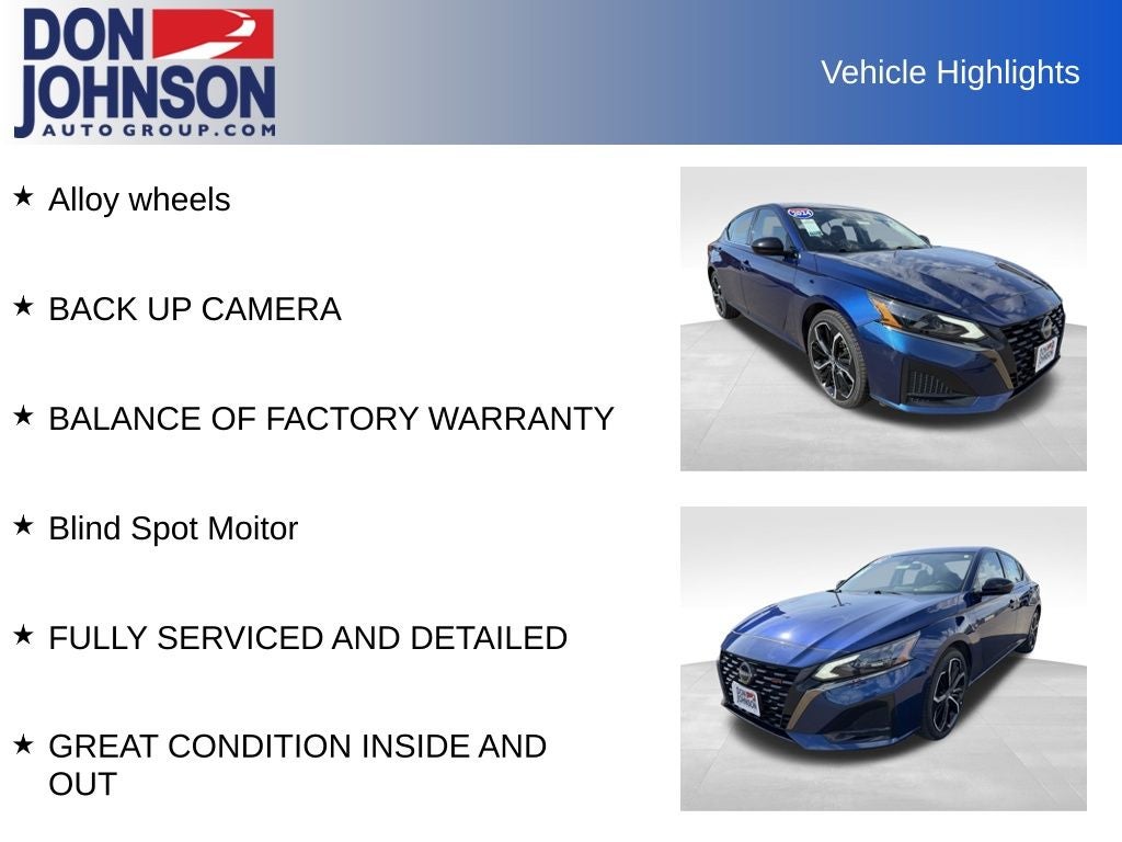 2024 Nissan Altima SR FWD