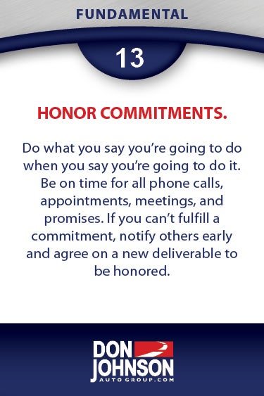 Fundamental 13 - Be Curious