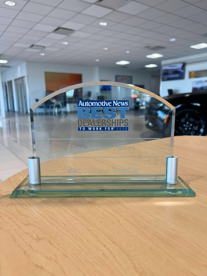 Award - Don Johnson's Hayward Motors Chevrolet in Hayward WI